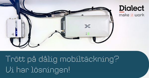 Äntligen mobiltäckning i garaget!  